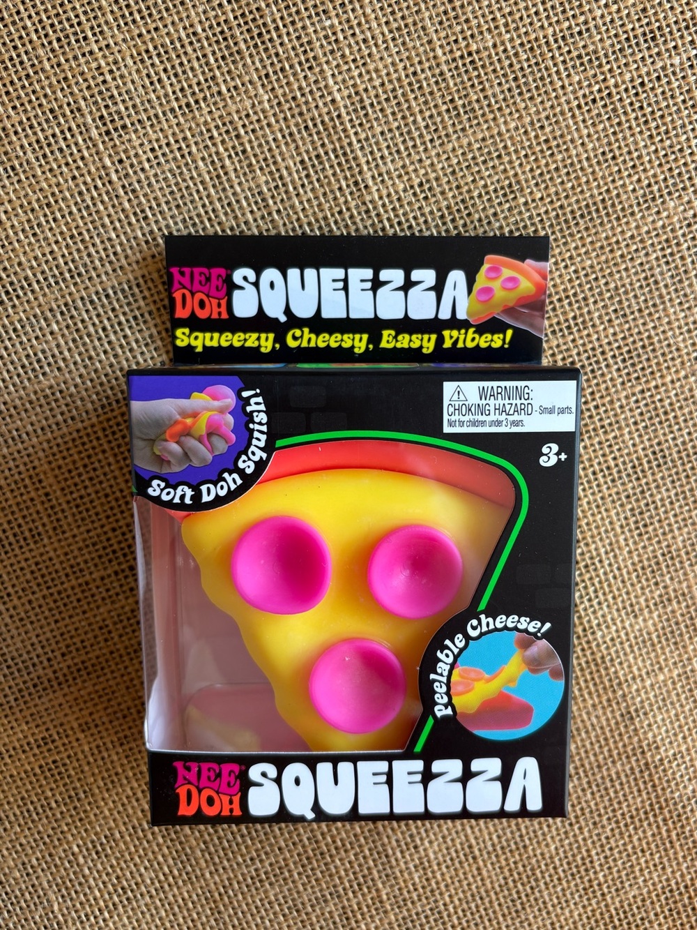 Needoh Squeezza Pizza Schylling Sensory Toy